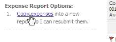 Expense Report Detail, Copy Entire Report
